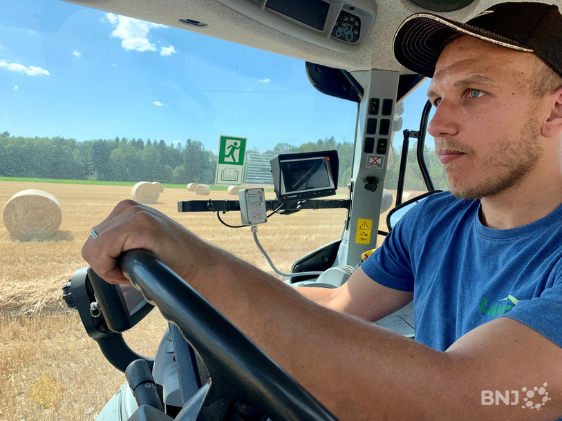 Robin Quiquerez est agriculteur à Grandfontaine et responsable des productions végétales à AgriJura.