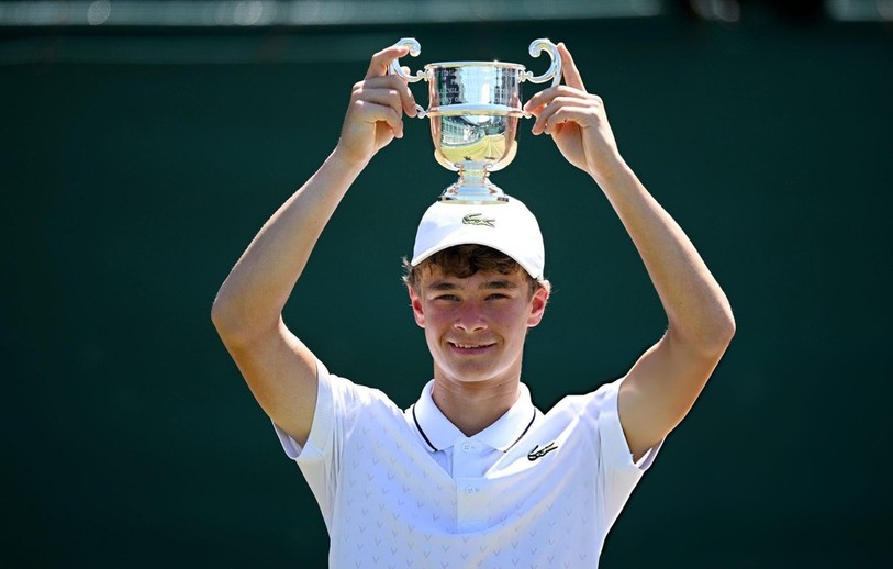 Jonas Waelti est allé chercher le plus beau titre de sa jeune carrière de joueur de tennis. (Photo: Tennis Photos HD)