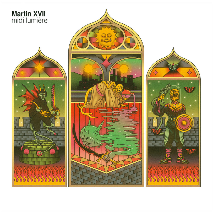La pochette du premier album de Martin XVII a été réalisée par l'illustrateur jurassien Dexter Maurer.