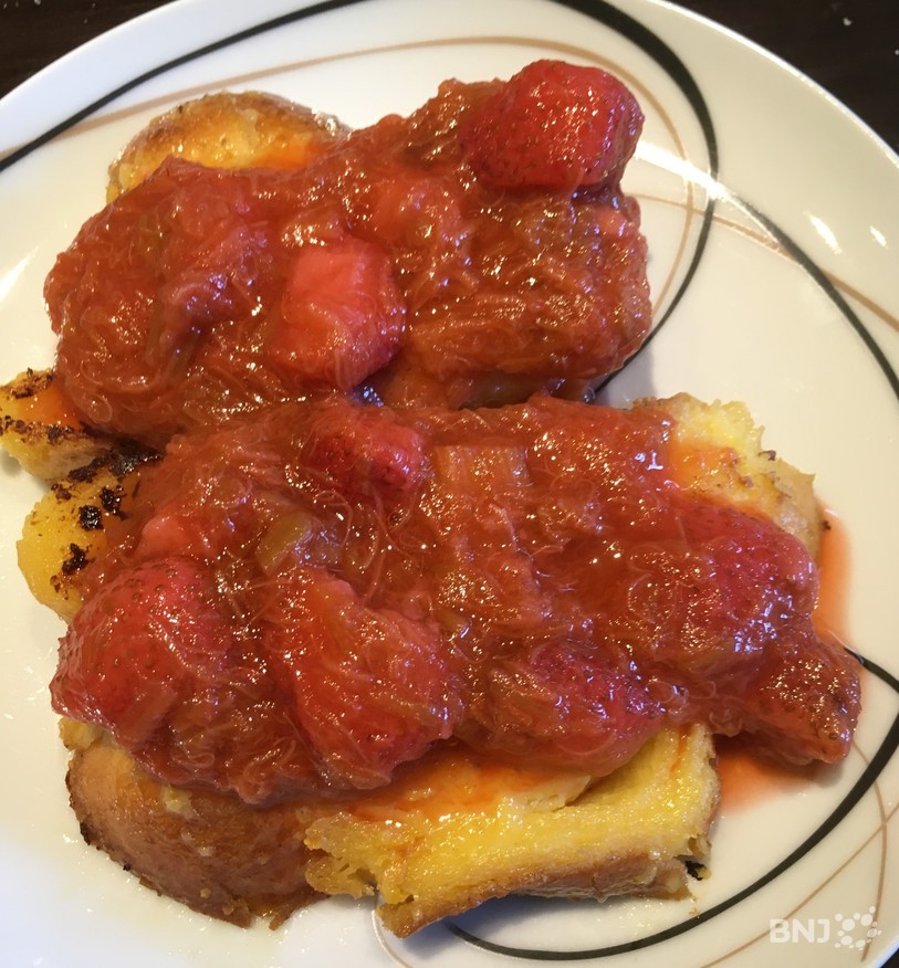 pain perdu aux fraises