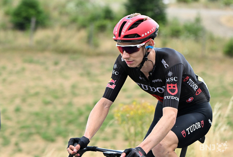 Yannis Voisard s'est illustré cet été sur les routes du Tour de France. (Photo : Georges Henz)