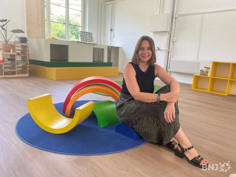 Olga Maurer a imaginé l'espace créatif Modulab à Porrentruy.