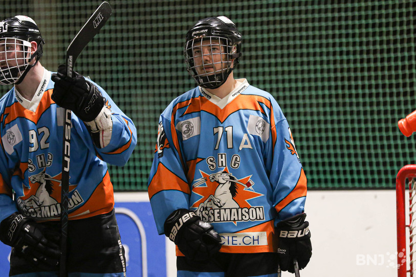 Ludovic Koller et le SHC Rossemaison ont pris la mesure de Bienne Skater 90 (photo : Mauricette Schnider).