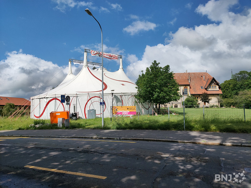 Une partie des spectacles organisés par la FNAAC se dérouleront sous le chapiteau de Circo Bello à La Chaux-de-Fonds.