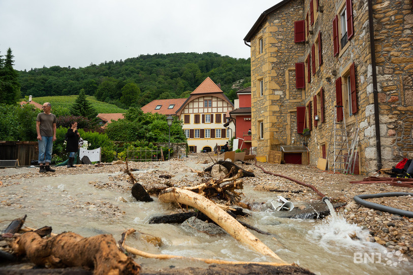 Les travaux de sécurisation du Ruhaut, qui a provoqué les inondations de Cressier le 22 juin, seront pilotés par le Canton de Neuchâtel.