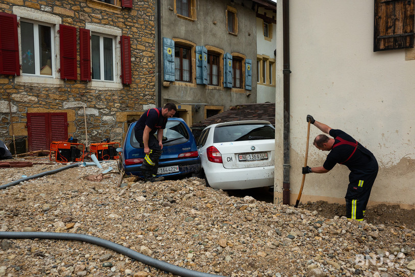 En juin 2021, des inondations à Cressier avaient laissé un paysage de désolation derrière elles.