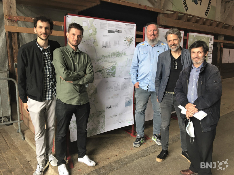 L'équipe du bureau lausannois team+ a remporté le concours d'idées lancé par le canton du Jura.