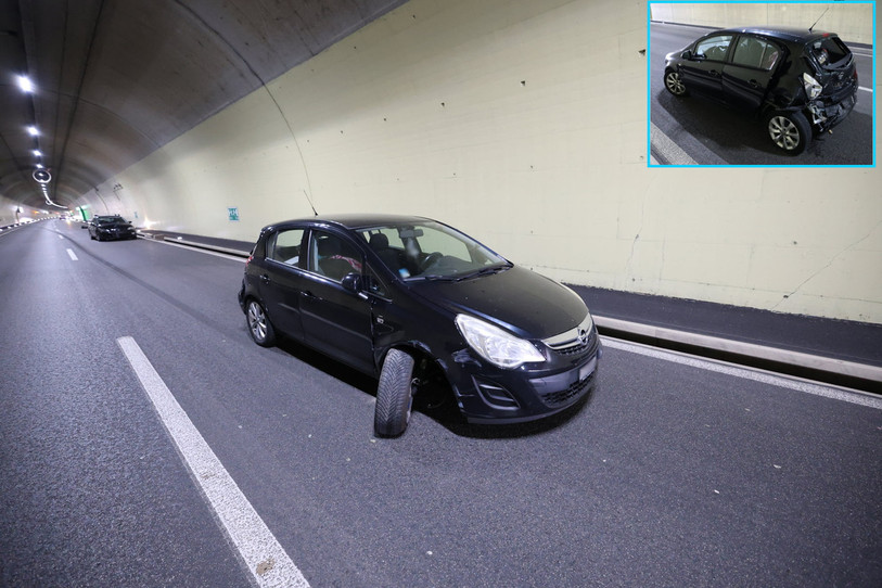 La collision s'est produite vers 6h30 dimanche matin. (Photo : police cantonale jurassienne)