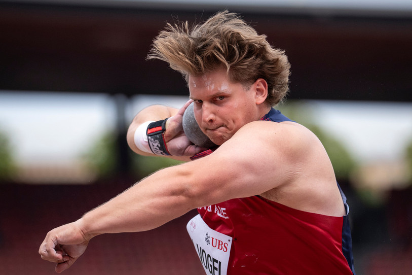 Jephté Vogel a décroché le titre de champion de Suisse dimanche à Zurich. (Photo : KEYSTONE/Claudio Thoma).  