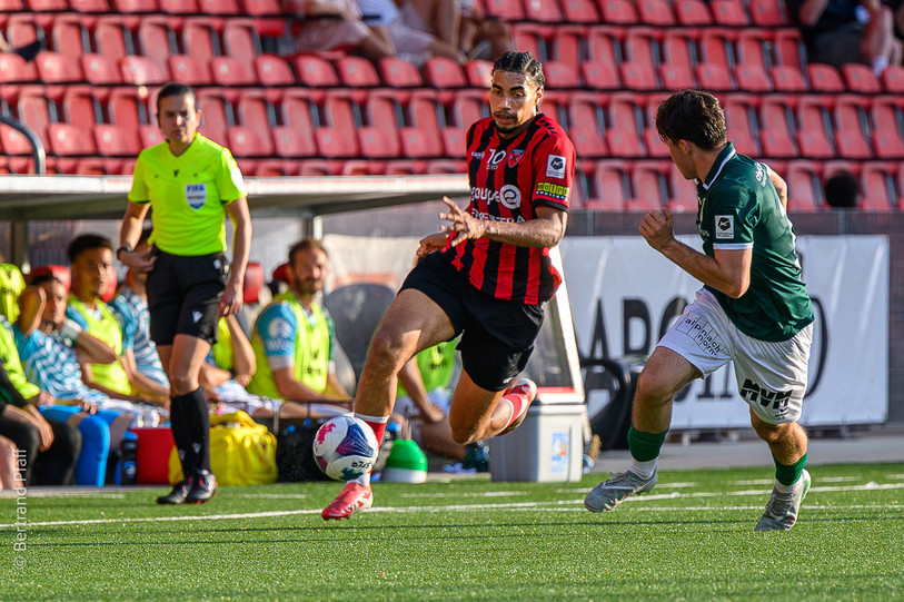 Vincent Nvendo a vu son rôle évoluer cette saison au sein de Neuchâtel Xamax. (Photo : Bertrand Pfaff)