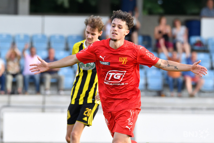 Auteur d'un doublé, Valentin Nushi a été le héros du jour pour le FCTT (photo : Georges Henz).