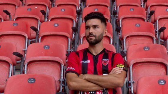 Nikola Gjorgjev rejoint Neuchâtel Xamax, mais ne pourra pas encore jouer ce vendredi face à Wil. (Photo : Neuchâtel Xamax)