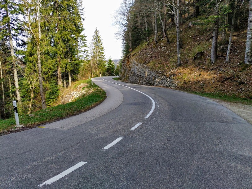 La route entre Biaufond et La Chaux-de-Fonds sera fermée à la circulation durant la journée. (Photo : Canton de Neuchâtel)
