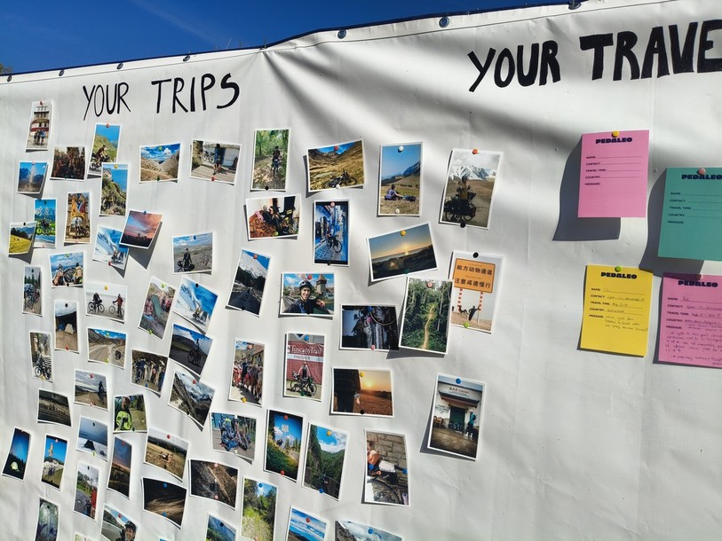 Les participants ont été invités à envoyer une photo de leurs voyages à vélo.