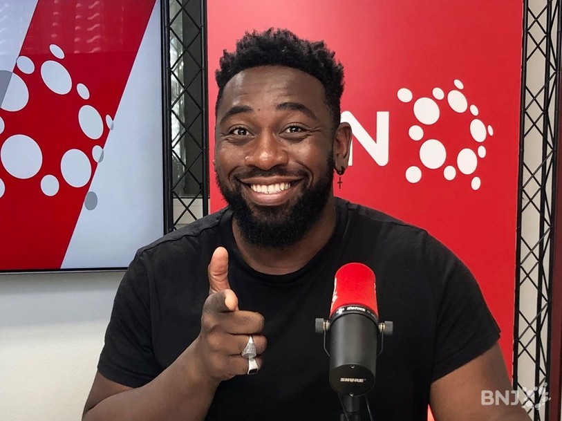 Christian Mukuna sourit et il a de quoi : la Suisse a battu la France !