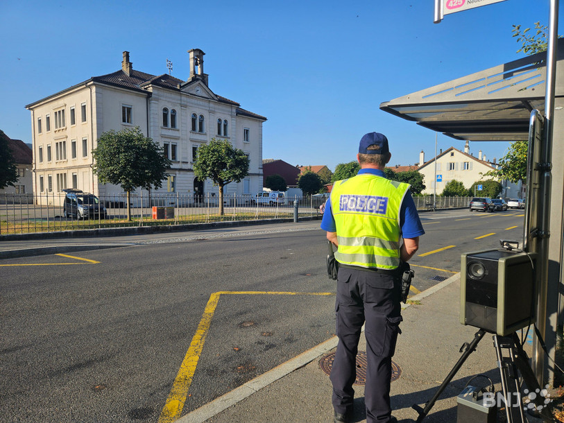 La Police neuchâteloise marquera sa présence aux abords des écoles du canton cette semaine en procédant notamment à des contrôles de vitesse ciblés.
