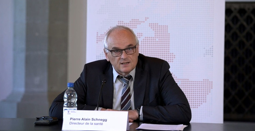 Le directeur de la santé publique Pierre Alain Schnegg se réjouit de la progression de la vaccination dans le canton. Il n'entend toutefois pas se reposer sur le bilan actuel. (Photo : Canton de Berne).