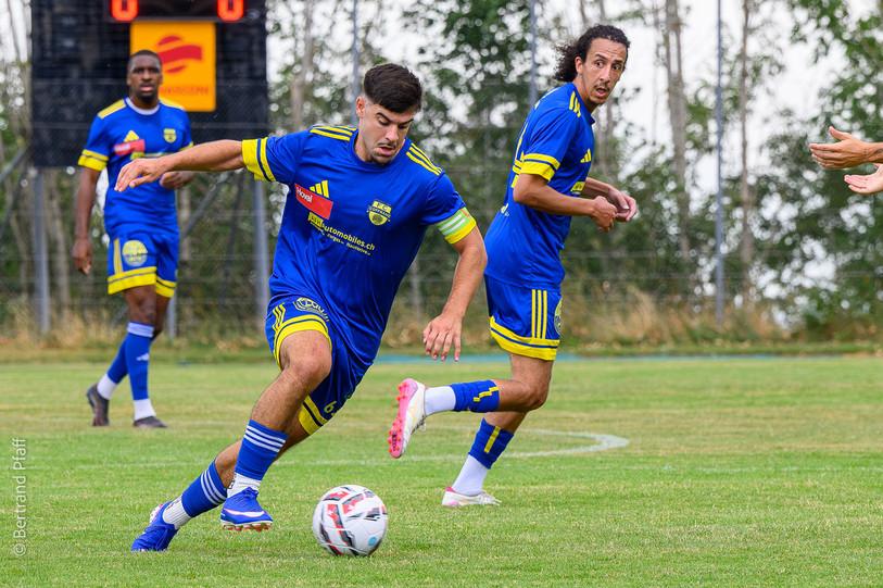 Le FC Coffrane court toujours après son premier succès cette saison. (Photo : Bertrand Pfaff) 