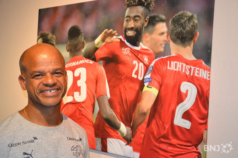 Christophe Pinsard masse les joueurs de la Nati depuis dix ans. 