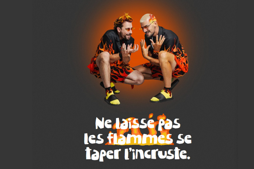 La nouvelle campagne des Etablissements cantonaux d'assurance romands s'adresse aux 13-25 ans. (Capture d'écran byebye-fire.ch)