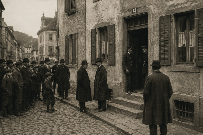 Le drame de la rue de la Loge a créé une immense stupeur au sein de la population biennoise. Source : Image générée par l’IA   