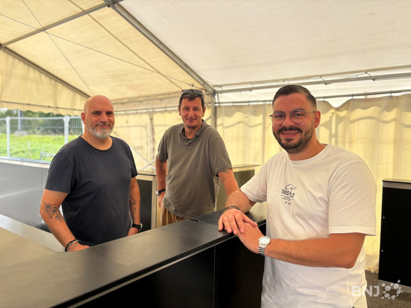 Un trio des Montagnes à la tête du premier Cigare Prestige Festival. De gauche à droite : Frédéric Faivre, Alexandre Leuba et Dylan Carlino.