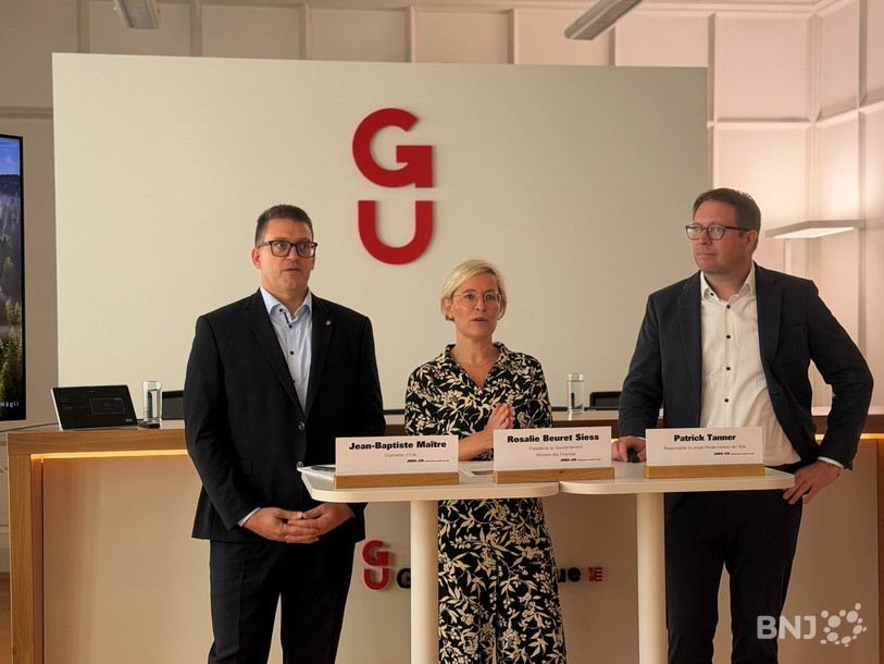 Le guichet unique de Moutier a accueilli ce jeudi lla conférence de presse du canton.