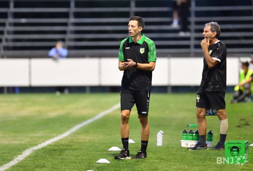 Maïk Hirschi va transmettre les commandes du FC Courtételle à Giuseppe Morello ce week-end avant de mettre le cap sur l'Espagne pour passer son diplôme d'entraîneur. (Photo : archives Georges Henz).