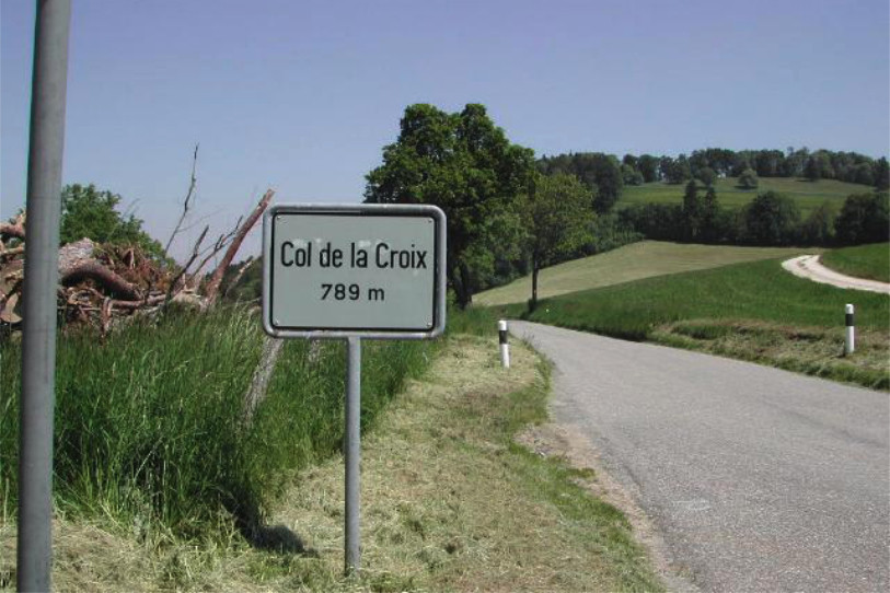 Le Col de la Croix entre St-Ursanne et Porrentruy a été fermé durant plusieurs heures vendredi. (Photo d'illustration : Wikimédia/Fred.)