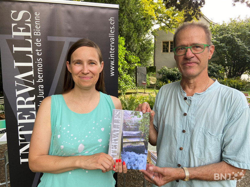 Anicée Willemin et Alain Perrenoud, les coordinateurs de ce numéro intitulé « Eaux, entre sources et lac ».