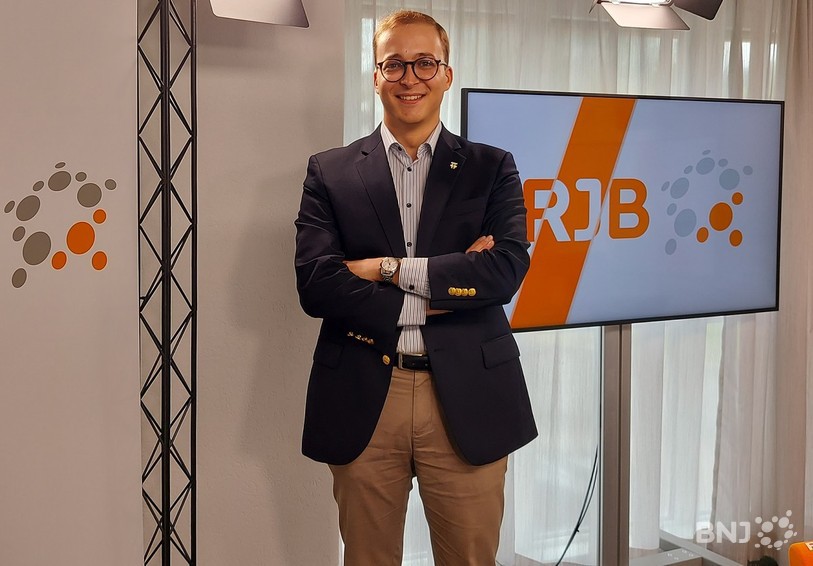 Corentin Jeanneret, conseiller municipal à St-Imier, est candidat à la mairie de sa commune. Photo : archives