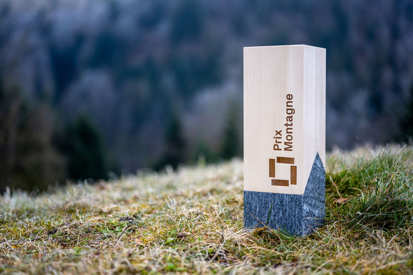 Le trophée du Prix Montagne. (Photo : Aide suisse à la montagne)