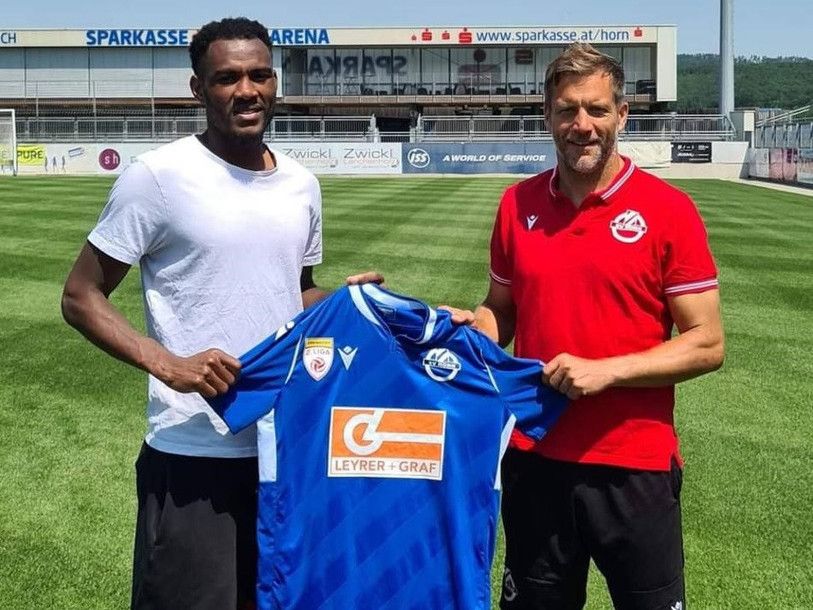 Mohamed Camara ne portera plus la tunique « jaune et noir » la saison prochaine. (Photo : Instagram SV Horn).