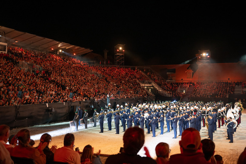 Au total, 15'000 personnes ont assisté au festival international de musique militaire à Avenches. (Photo : Avenches Tattoo)