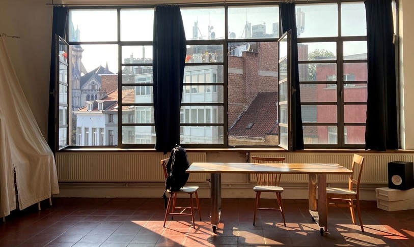 Un atelier au cœur de Bruxelles pour un artiste neuchâtelois. (Crédit photo: Caroline Bourrit)