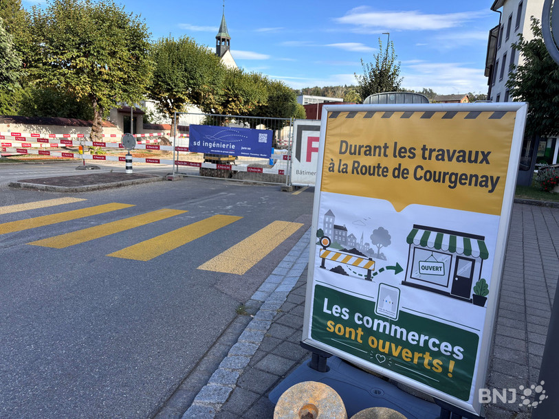 Un mois après le début des travaux, les clients sont gentiment de retour dans les commerces.