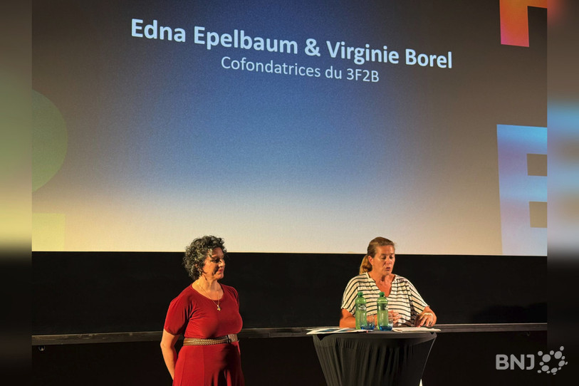Edna Epelbaum (à gauche) et Virginie Borel, cofondatrices du 3F2B, ont présenté ce matin la programmation de la toute première édition du festival biennois.