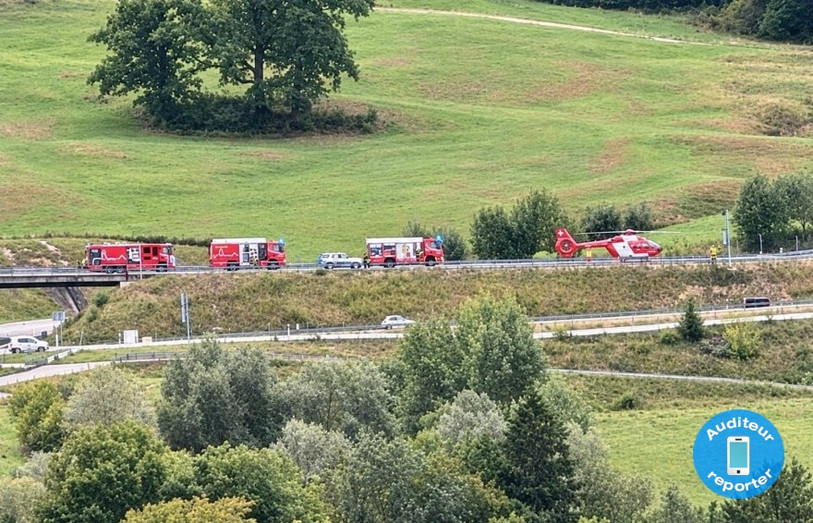 Des hélicoptères ont dû intervenir à Moutier mercredi matin.