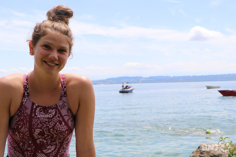 Zélie Stauffer avait le sourire après son exploit.