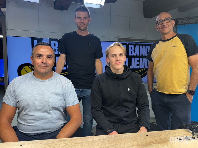 Pour la première de la nouvelle saison, l'équipe de la Bande du jeudi a accueilli le capitaine du HC Ajoie Anttoni Honka.