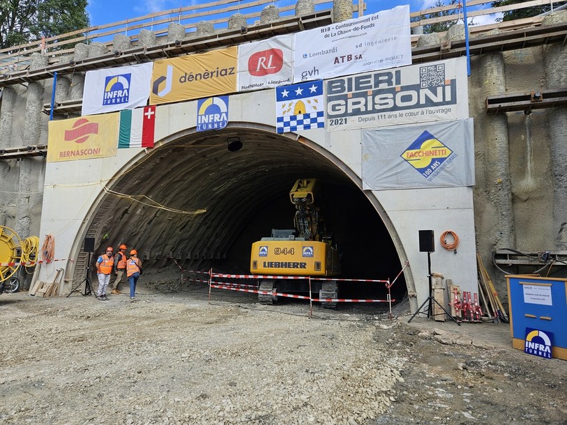 L'excavation du tunnel des Arêtes a commencé ! 
