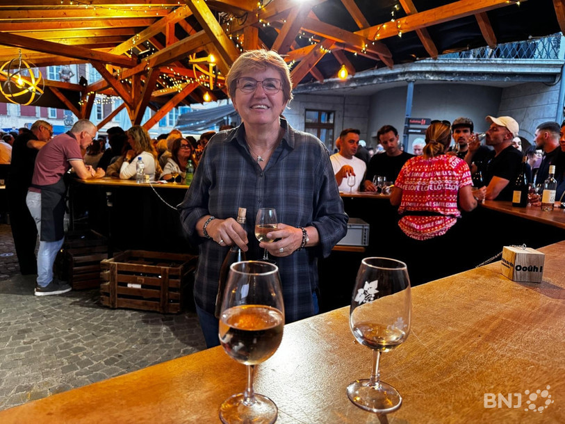 Anne Baeriswyl, organisatrice du concours de dégustation, imagine volontiers faire déguster des vins rouges l’an prochain.