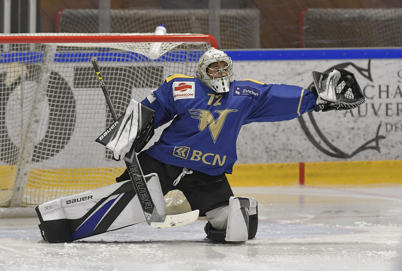 Nina Paiva a encaissé 5 buts avant de laisser sa place dans la cage neuchâteloise. (Photo : Gérard Gandillon)