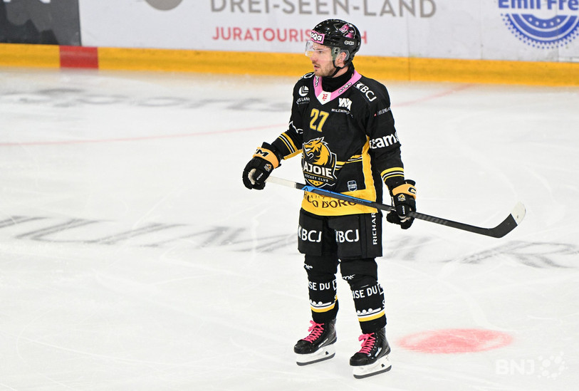 Kristian Tanus a été le premier buteur du HC Ajoie cette saison. (Photo : Georges Henz)