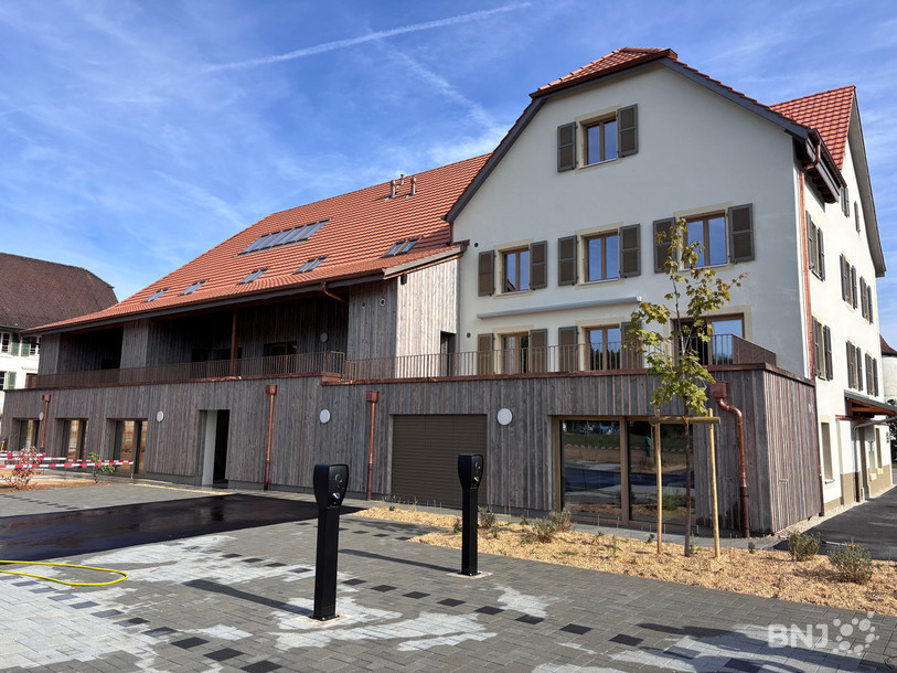 Huit appartements se trouvent dans les étages du bâtiment Gros Verger.