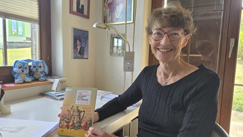 Marie Angèle Lovis, auteur de « Un émigré devenu millionnaire. Florian Grosjean, un Suisse à New York au XIXe siècle » est paru aux éditions Alphil.
