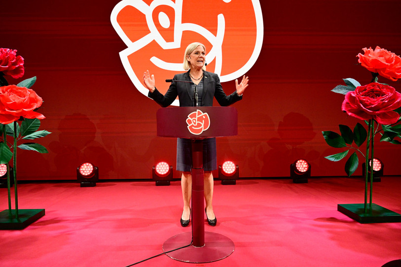 La social-démocrate Magdalena Andersson devrait redevenir Première ministre de Suède. (Photo : EPA/JONAS EKSTROMER SWEDEN OUT).