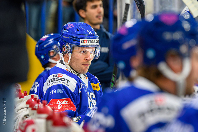 Tim Grossniklaus va prendre du temps de glace avec Fribourg ce vendredi. (Photo : Bertrand Pfaff)