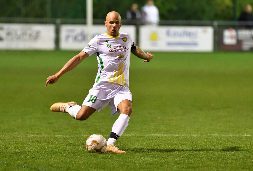 Franck Quiquerez et le FC Haute-Ajoie ont buté sur la lanterne rouge ce dimanche. (Photo d'archives : Georges Henz).