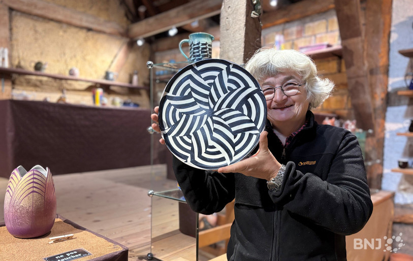 Felicitas Holzgang s'est amusée avec la géométrie et les maths pour sa nouvelle exposition.